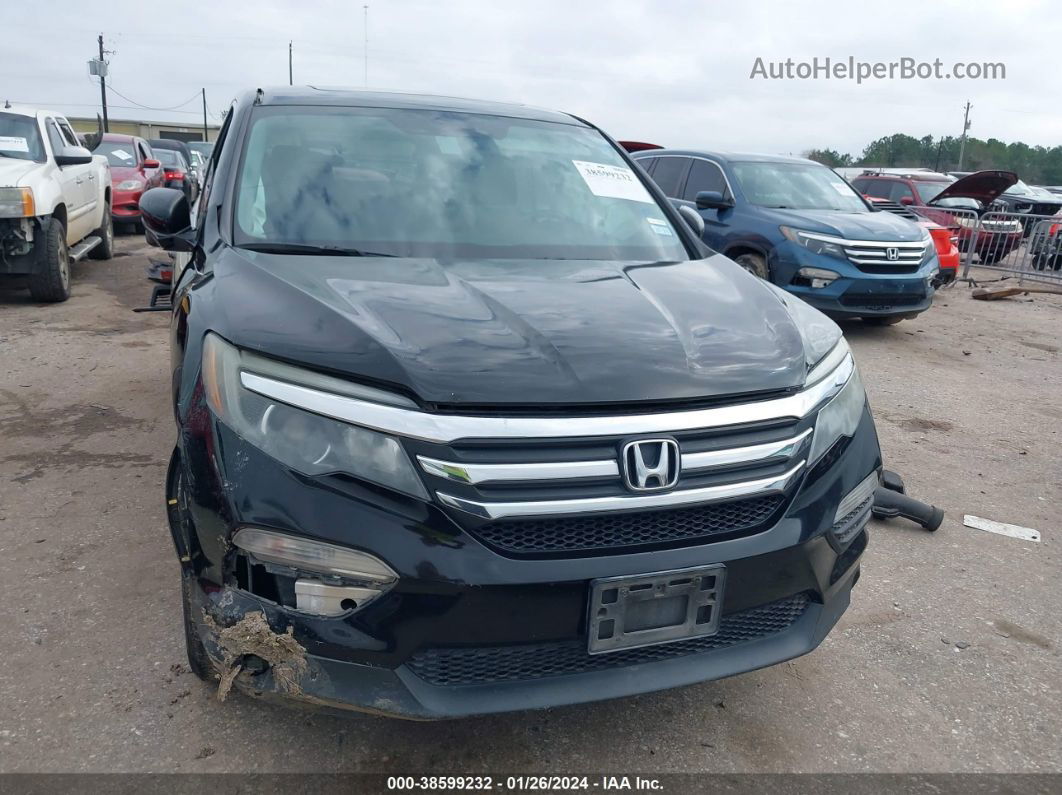 2016 Honda Pilot Ex-l Black vin: 5FNYF5H55GB040780