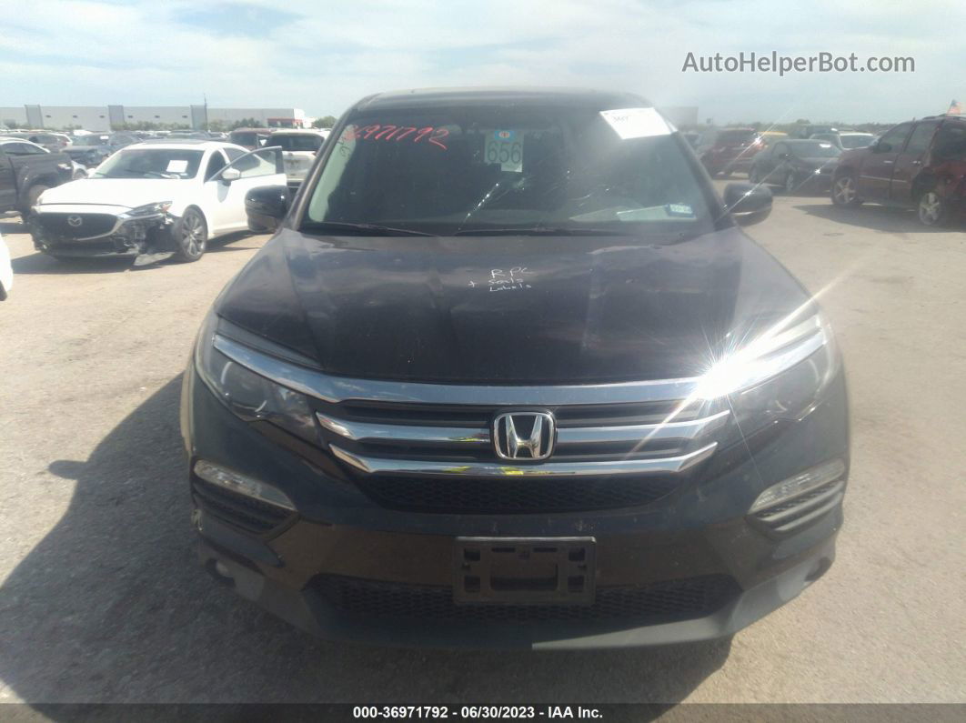 2017 Honda Pilot Ex-l Синий vin: 5FNYF5H55HB021096