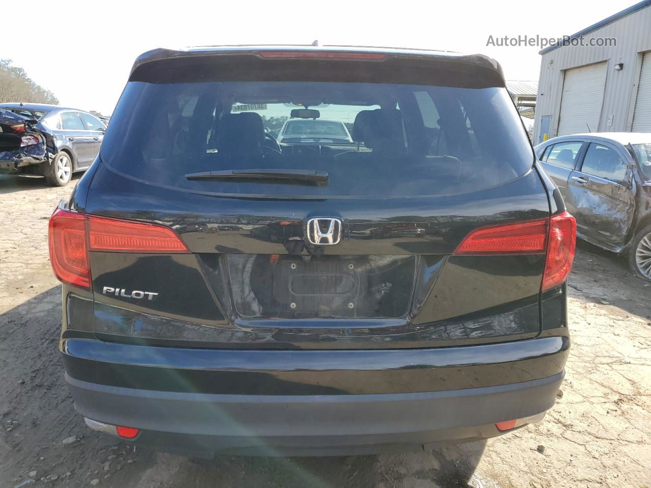 2017 Honda Pilot Exl Черный vin: 5FNYF5H55HB032034