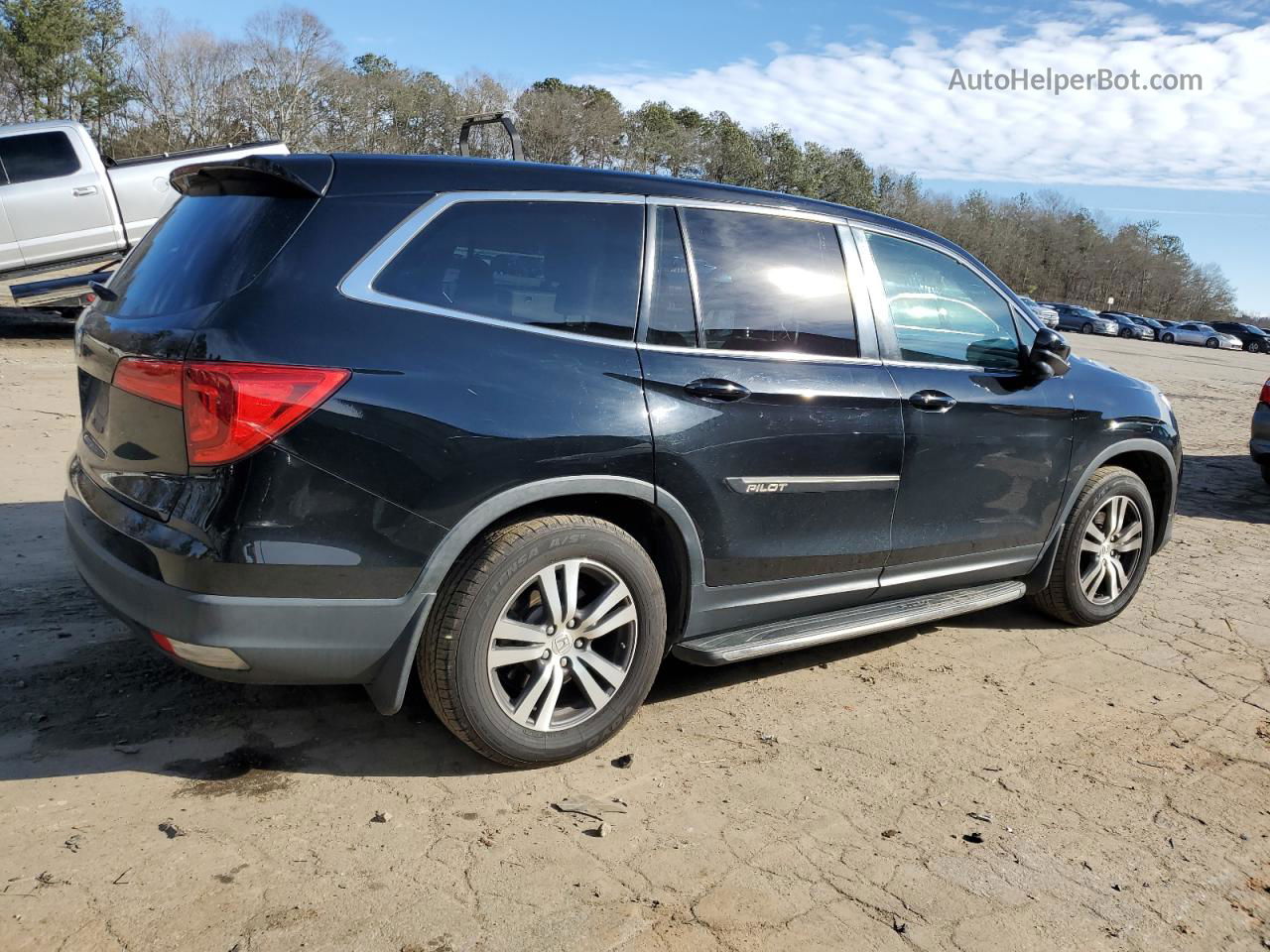 2017 Honda Pilot Exl Черный vin: 5FNYF5H55HB032034