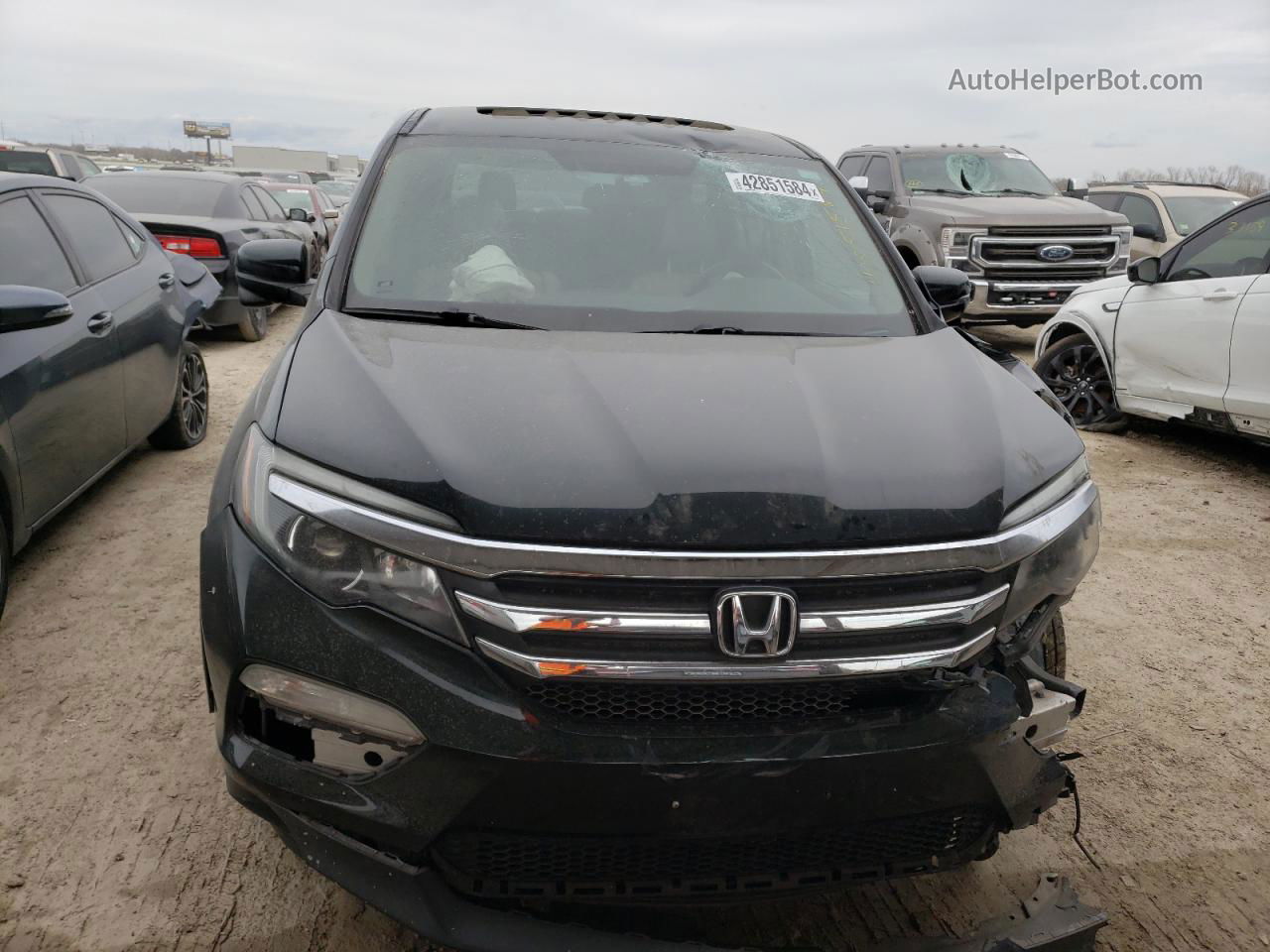 2016 Honda Pilot Exl Green vin: 5FNYF5H56GB031666