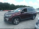 2017 Honda Pilot Ex-l Maroon vin: 5FNYF5H56HB010141