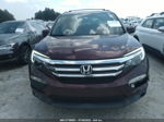 2017 Honda Pilot Ex-l Maroon vin: 5FNYF5H56HB010141