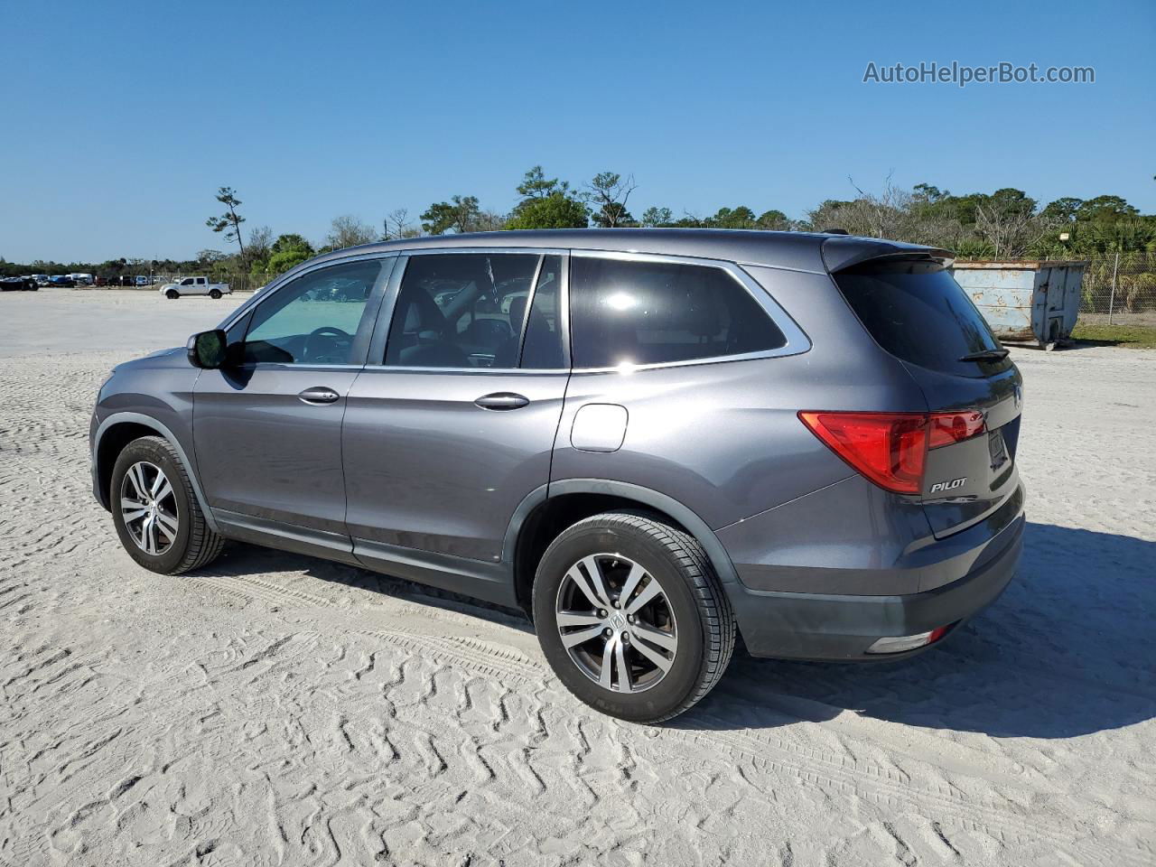 2017 Honda Pilot Exl Gray vin: 5FNYF5H56HB027313