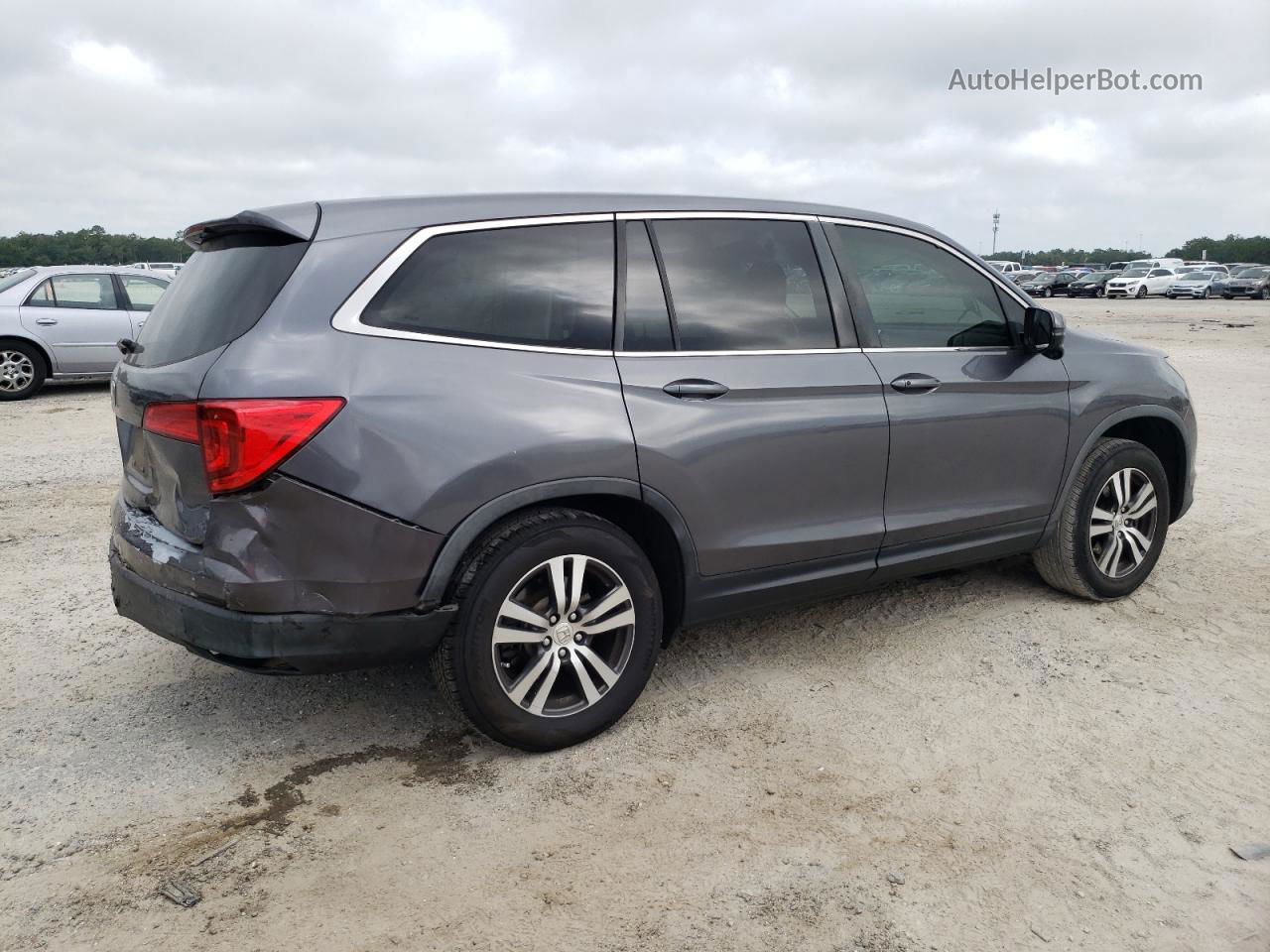 2016 Honda Pilot Exl Gray vin: 5FNYF5H57GB034110