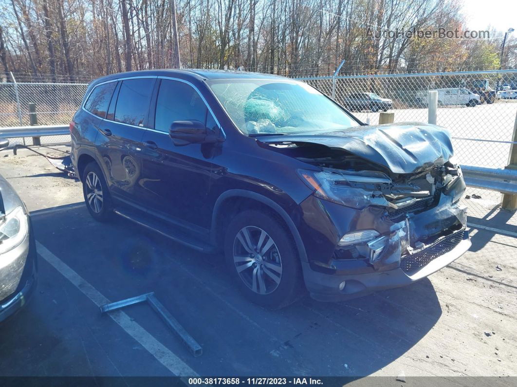 2017 Honda Pilot Ex-l Black vin: 5FNYF5H57HB012268