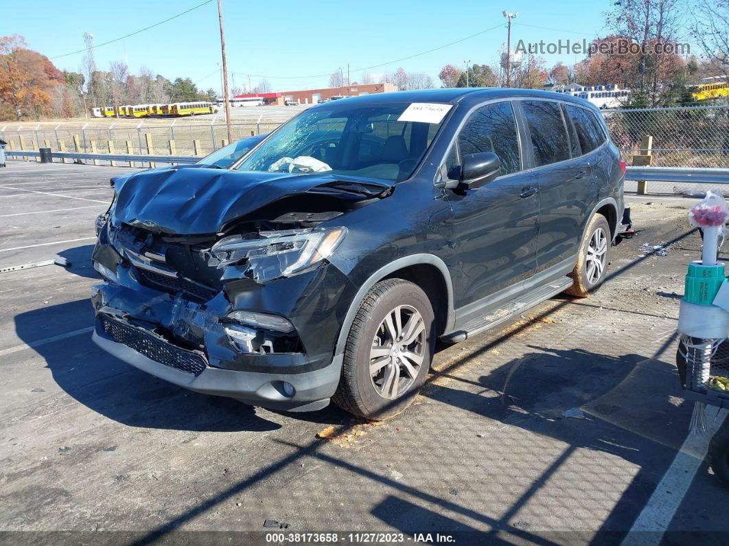 2017 Honda Pilot Ex-l Black vin: 5FNYF5H57HB012268