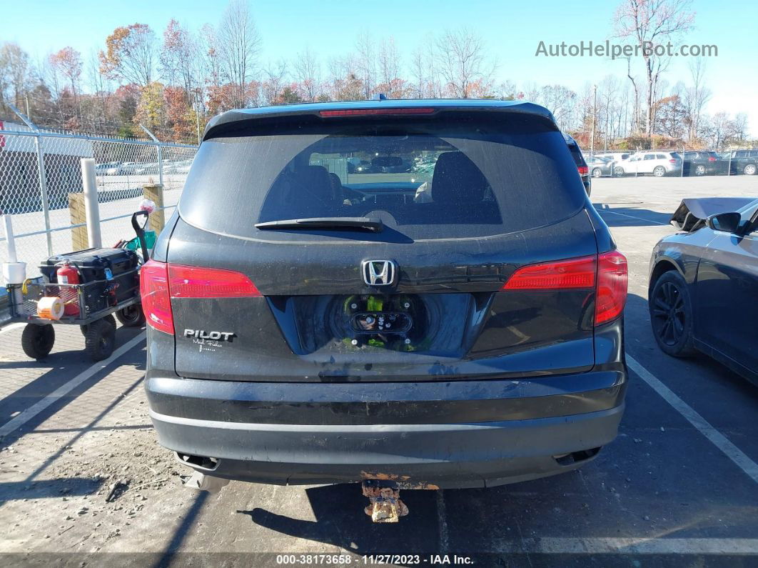 2017 Honda Pilot Ex-l Black vin: 5FNYF5H57HB012268