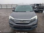 2017 Honda Pilot Ex-l Gray vin: 5FNYF5H57HB027501