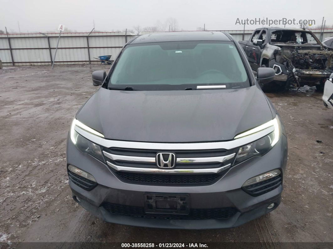 2017 Honda Pilot Ex-l Серый vin: 5FNYF5H57HB027501