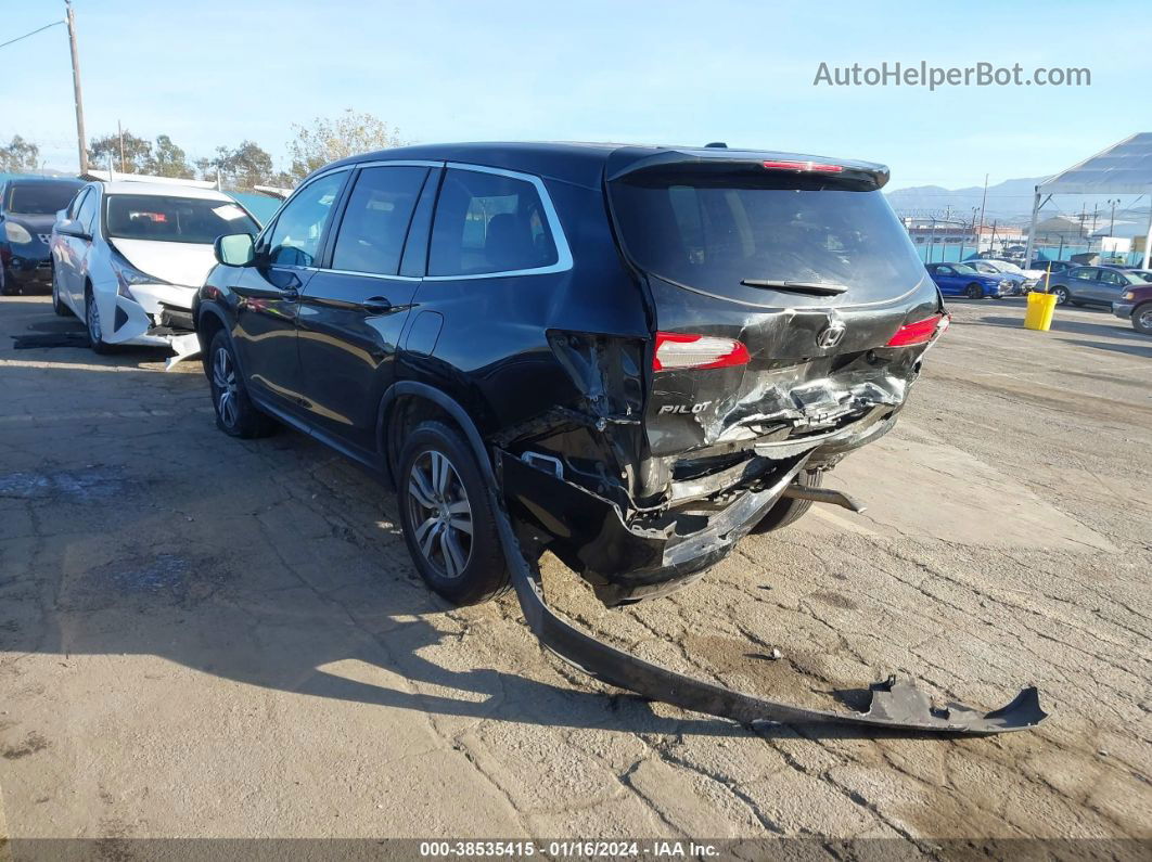 2016 Honda Pilot Ex-l Black vin: 5FNYF5H58GB032981