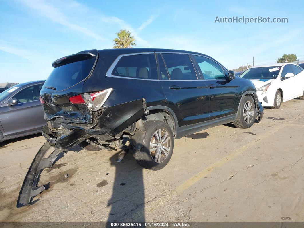 2016 Honda Pilot Ex-l Black vin: 5FNYF5H58GB032981