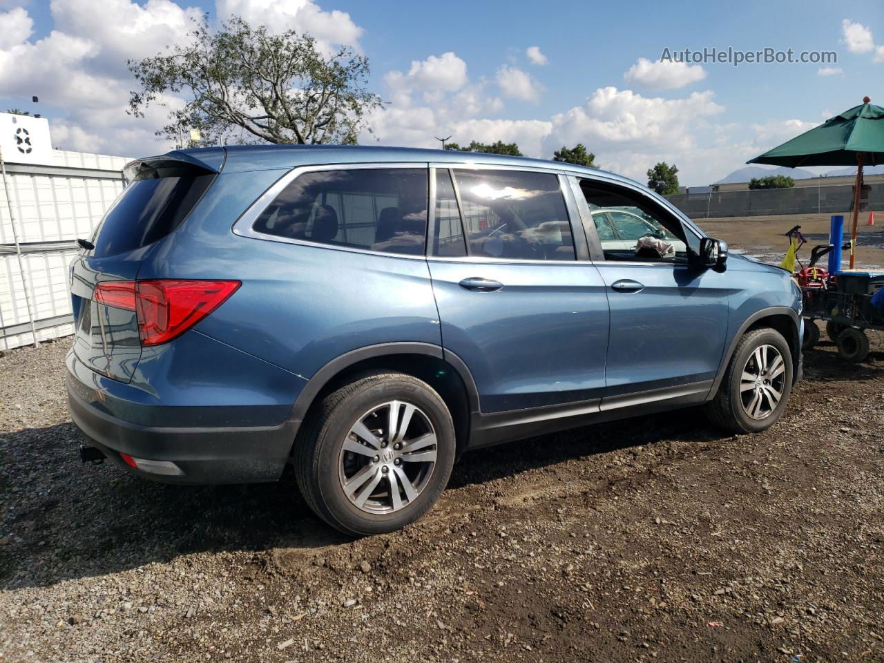 2016 Honda Pilot Exl Blue vin: 5FNYF5H58GB039462