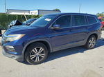 2017 Honda Pilot Exl Blue vin: 5FNYF5H58HB001733