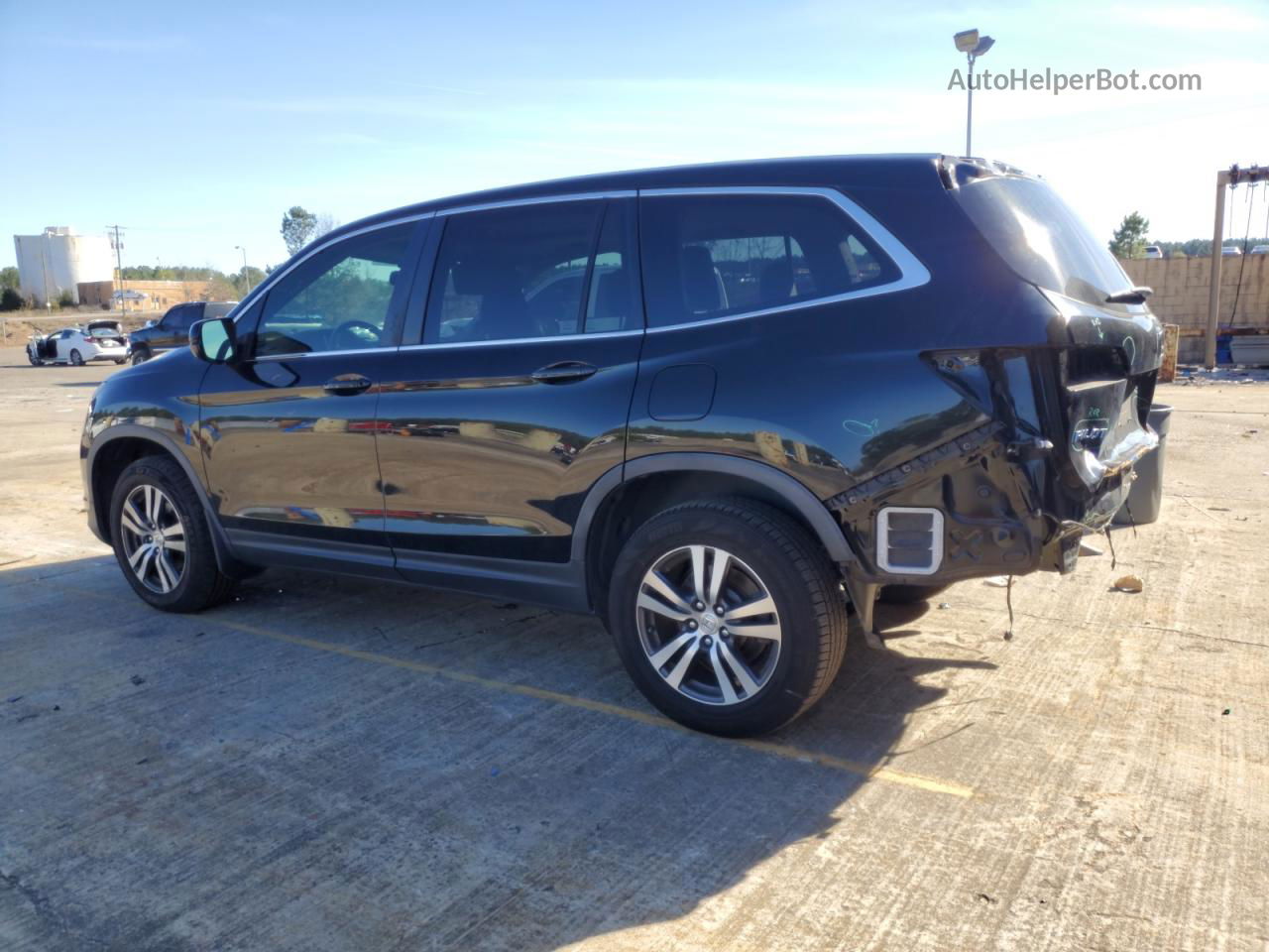 2017 Honda Pilot Exl Черный vin: 5FNYF5H58HB042217