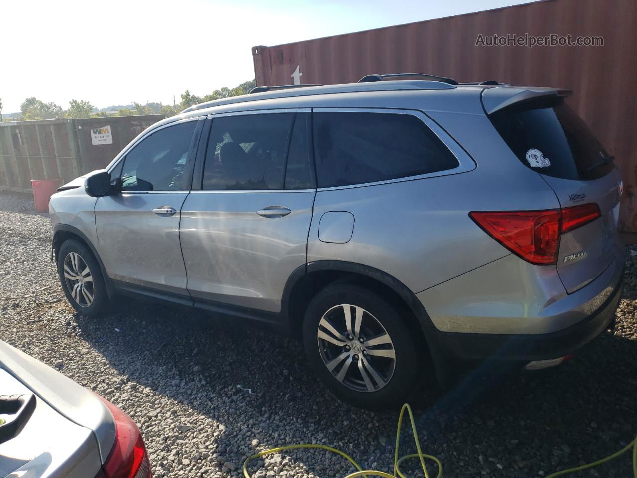 2017 Honda Pilot Exl Silver vin: 5FNYF5H58HB044750