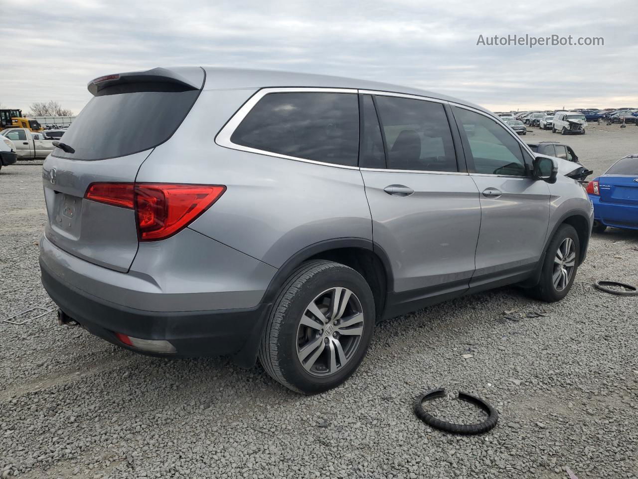 2016 Honda Pilot Exl Silver vin: 5FNYF5H59GB022122