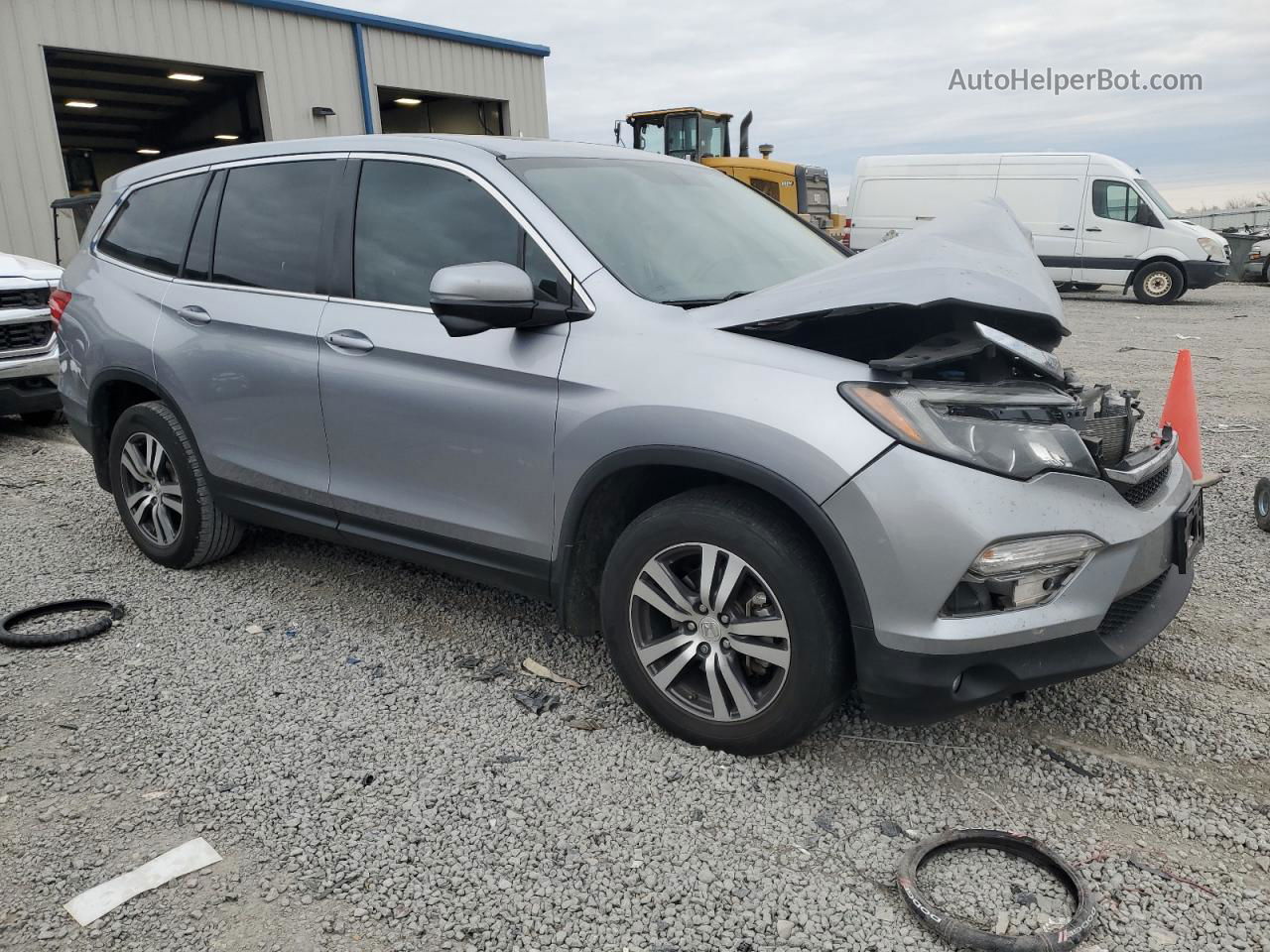 2016 Honda Pilot Exl Silver vin: 5FNYF5H59GB022122