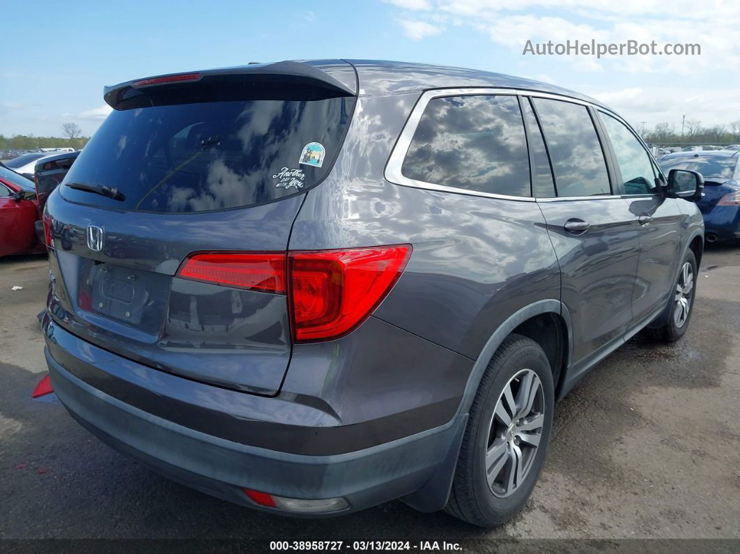 2017 Honda Pilot Ex-l Серый vin: 5FNYF5H59HB013163