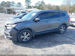 2016 Honda Pilot Ex-l Gray vin: 5FNYF5H5XGB042427