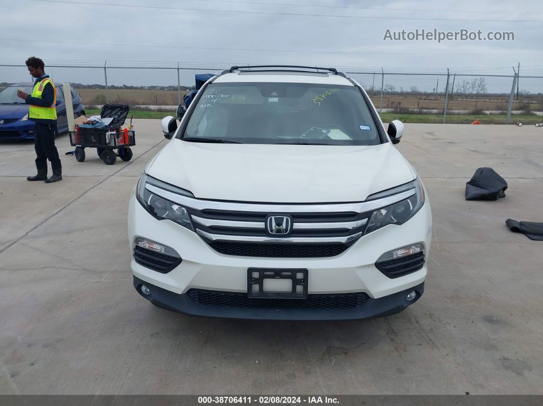 2016 Honda Pilot Ex-l Белый vin: 5FNYF5H60GB015598