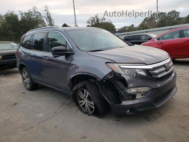 2017 Honda Pilot Exl Gray vin: 5FNYF5H63HB010333