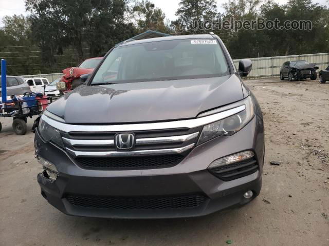 2017 Honda Pilot Exl Gray vin: 5FNYF5H63HB010333