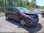 2016 Honda Pilot Ex-l Maroon vin: 5FNYF5H68GB043407