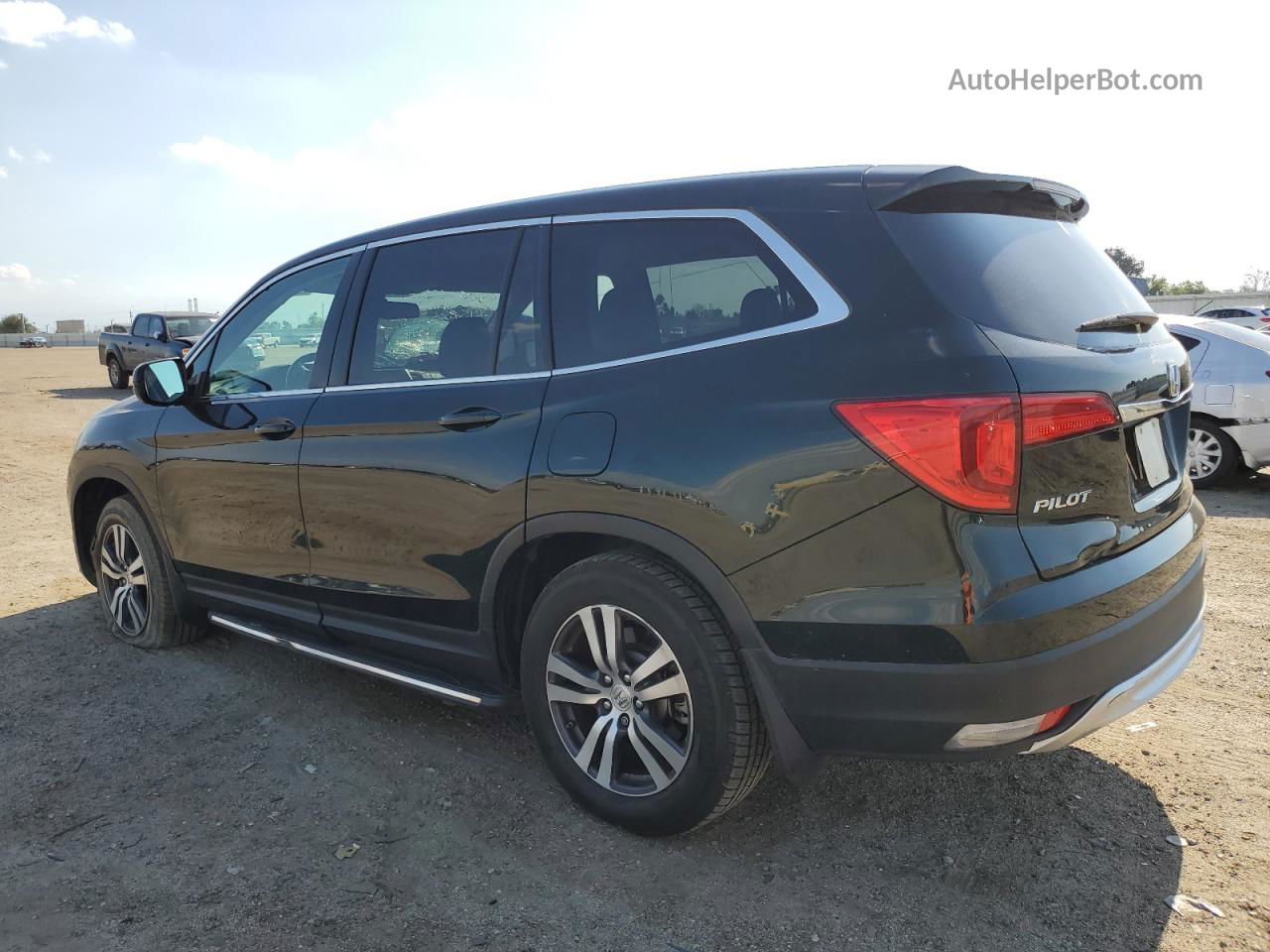 2016 Honda Pilot Exln Зеленый vin: 5FNYF5H71GB009950