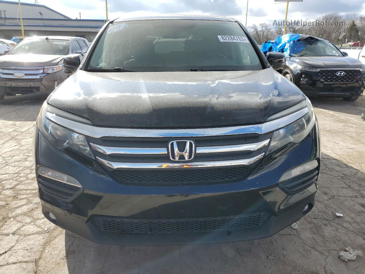 2016 Honda Pilot Exln Black vin: 5FNYF5H76GB046282