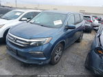 2016 Honda Pilot Ex-l Blue vin: 5FNYF5H77GB028213