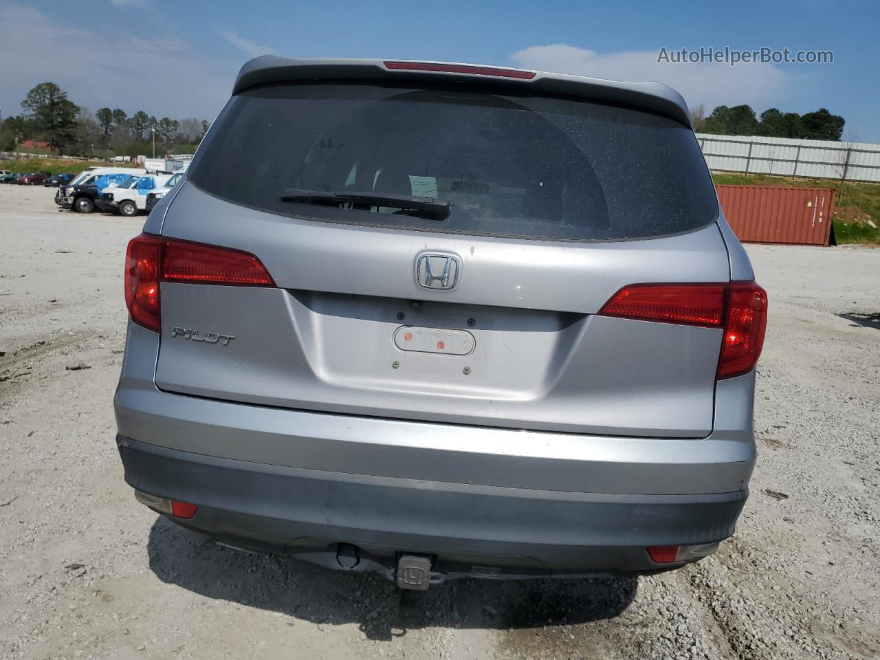 2017 Honda Pilot Exln Silver vin: 5FNYF5H78HB030750