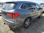 2016 Honda Pilot Exln Серый vin: 5FNYF5H7XGB021496