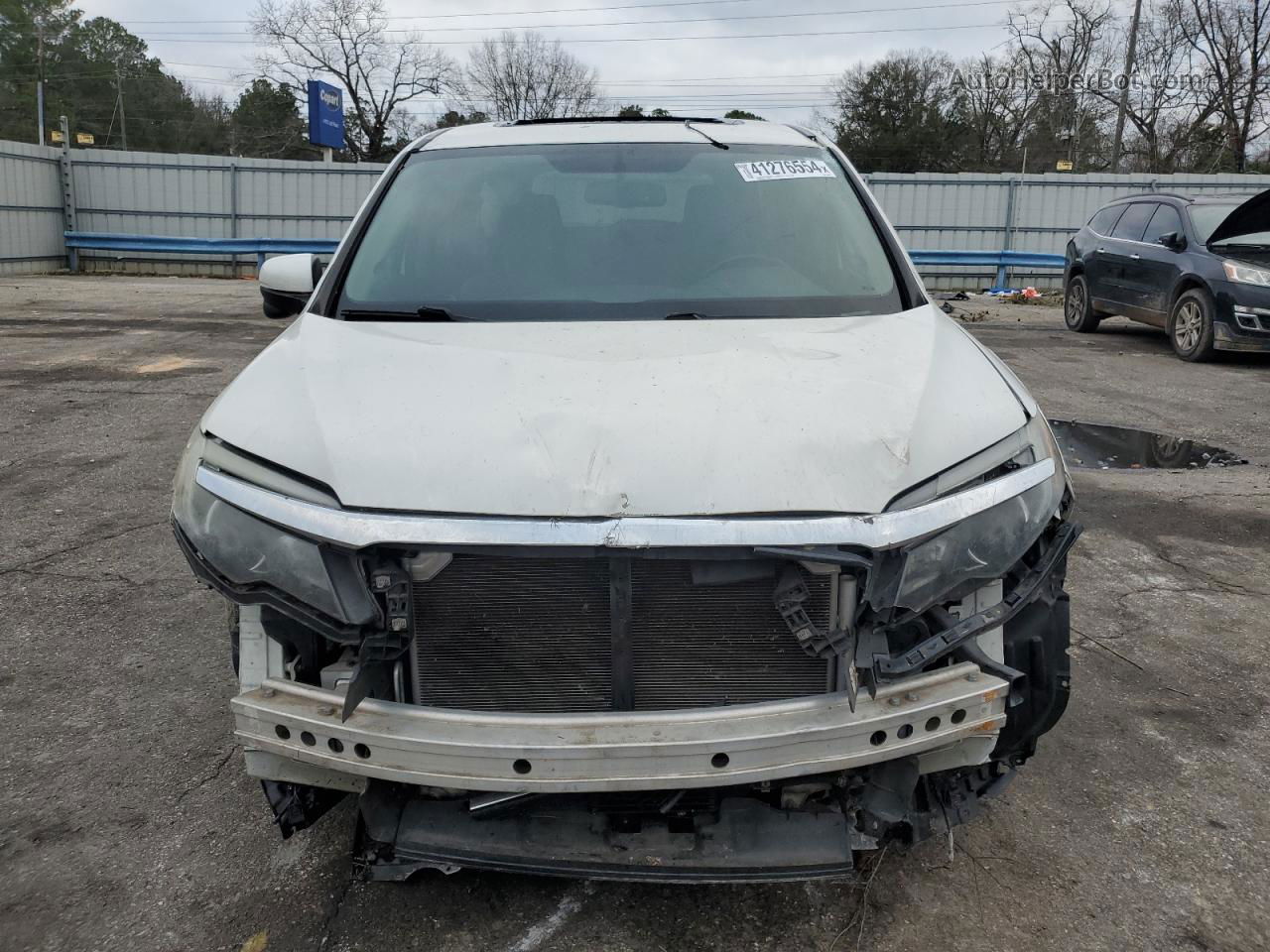 2016 Honda Pilot Exl White vin: 5FNYF5H80GB039594