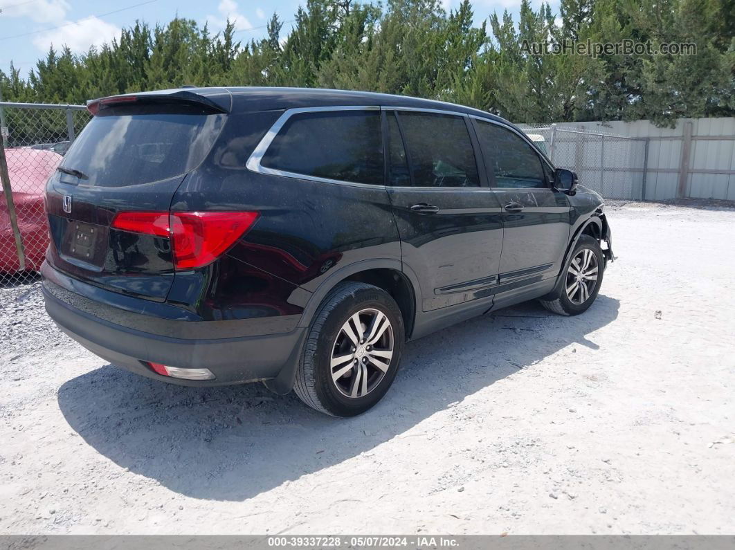 2017 Honda Pilot Ex-l Black vin: 5FNYF5H82HB012379