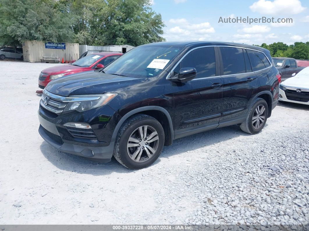 2017 Honda Pilot Ex-l Black vin: 5FNYF5H82HB012379