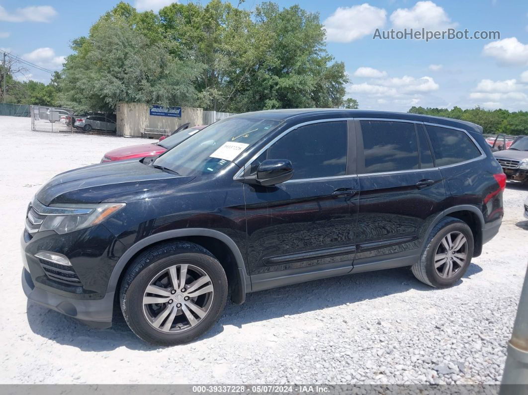 2017 Honda Pilot Ex-l Black vin: 5FNYF5H82HB012379