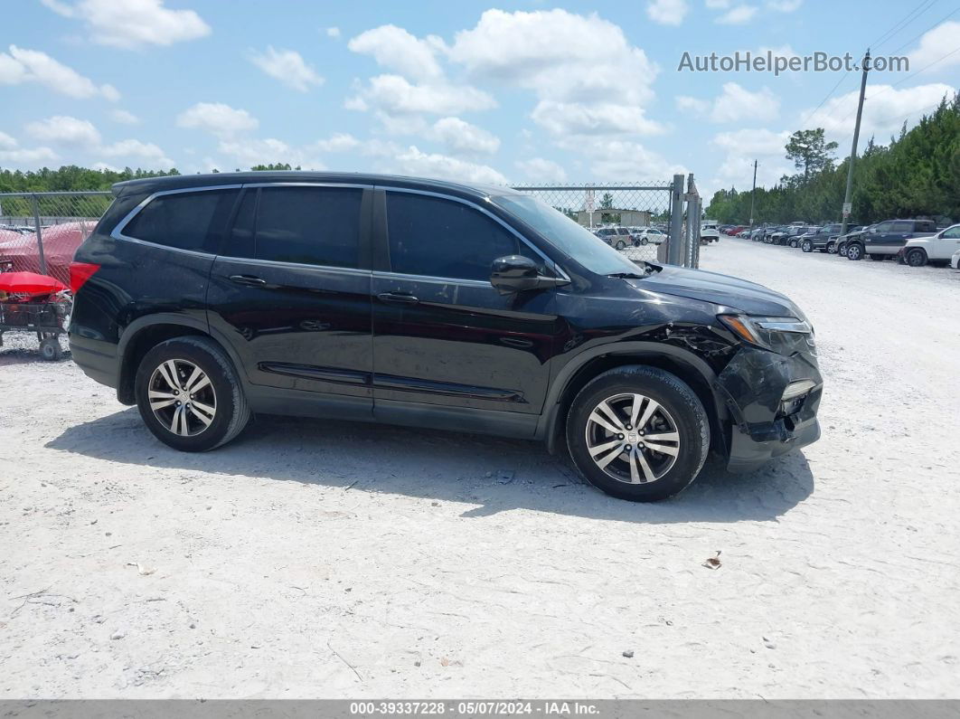 2017 Honda Pilot Ex-l Black vin: 5FNYF5H82HB012379