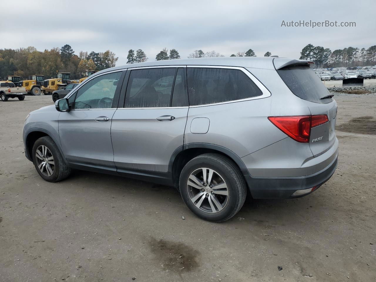 2016 Honda Pilot Exl Серебряный vin: 5FNYF5H86GB009760