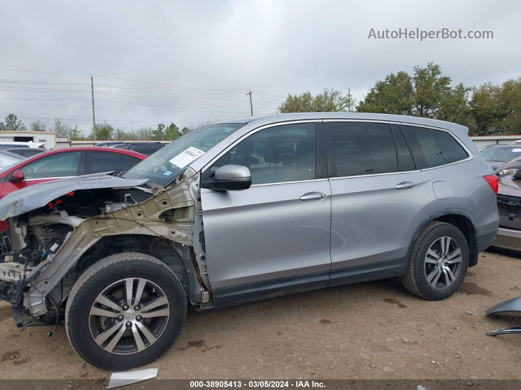 2016 Honda Pilot Ex-l Silver vin: 5FNYF5H86GB058702