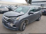 2017 Honda Pilot Ex-l Gray vin: 5FNYF5H87HB005380