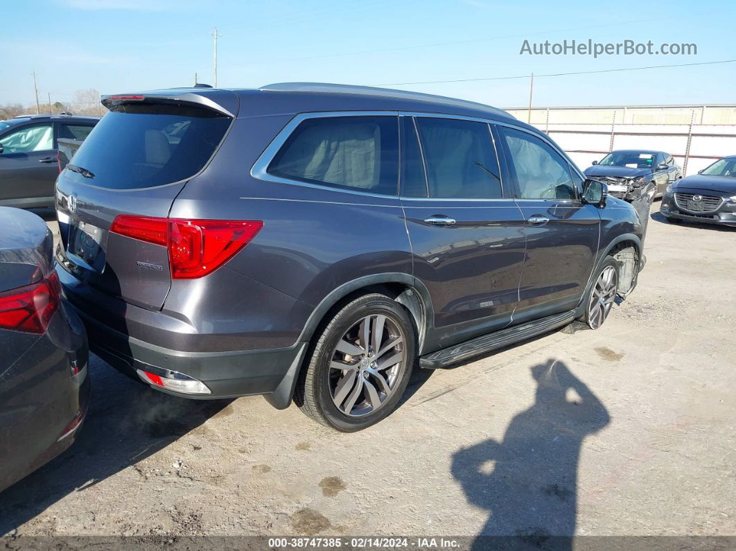 2016 Honda Pilot Touring Gray vin: 5FNYF5H90GB023050