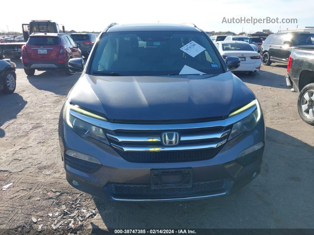 2016 Honda Pilot Touring Gray vin: 5FNYF5H90GB023050