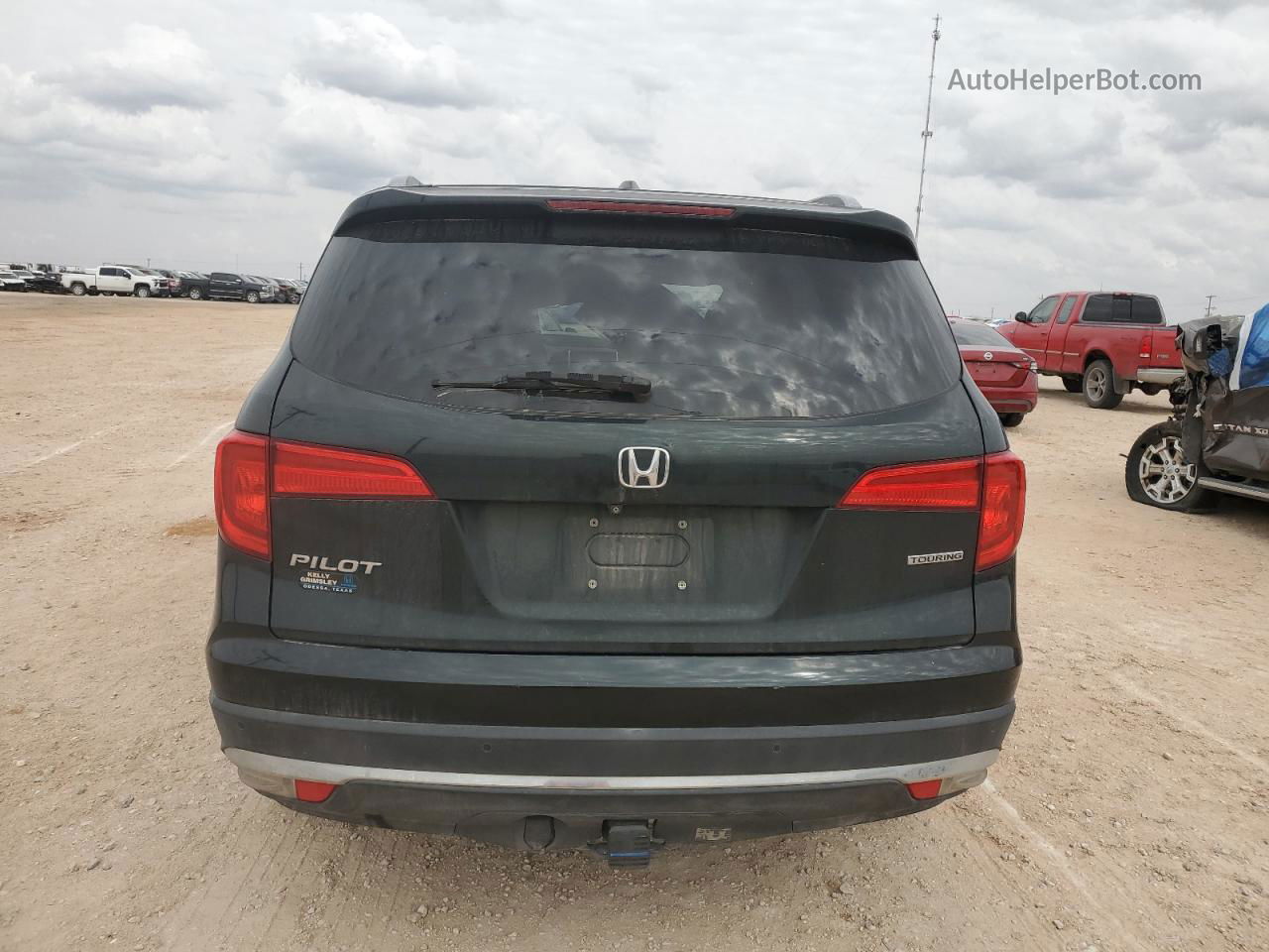 2017 Honda Pilot Touring Черный vin: 5FNYF5H90HB002801