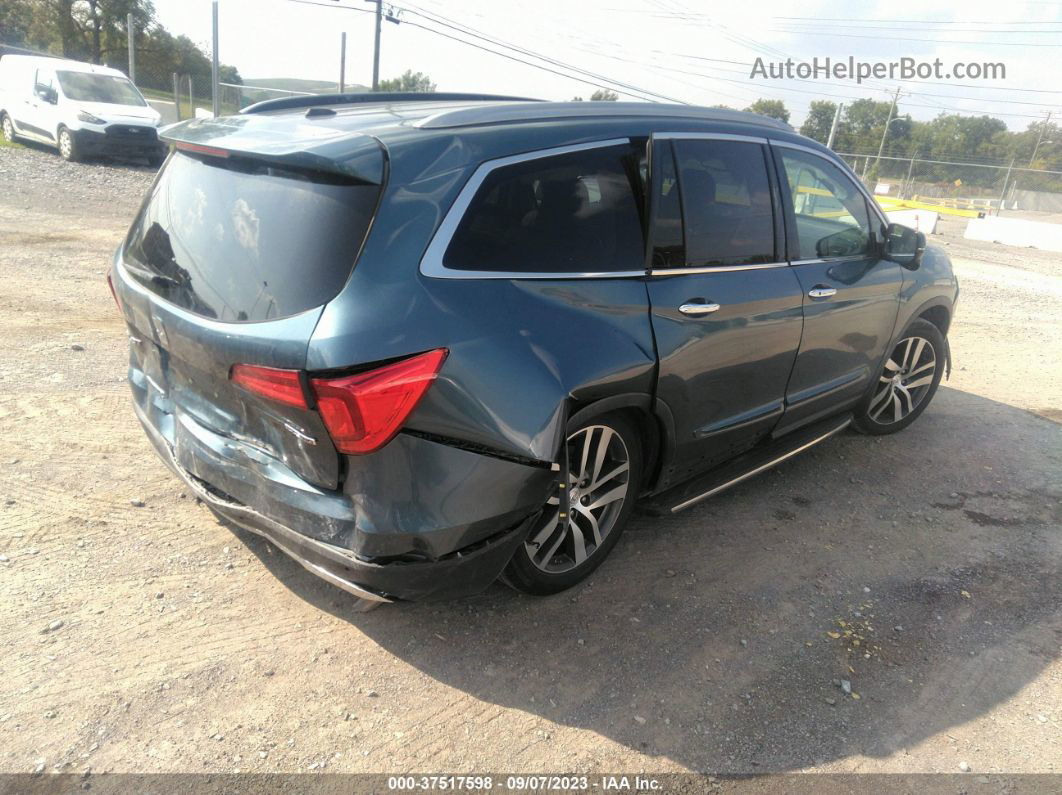 2017 Honda Pilot Touring Blue vin: 5FNYF5H92HB029028