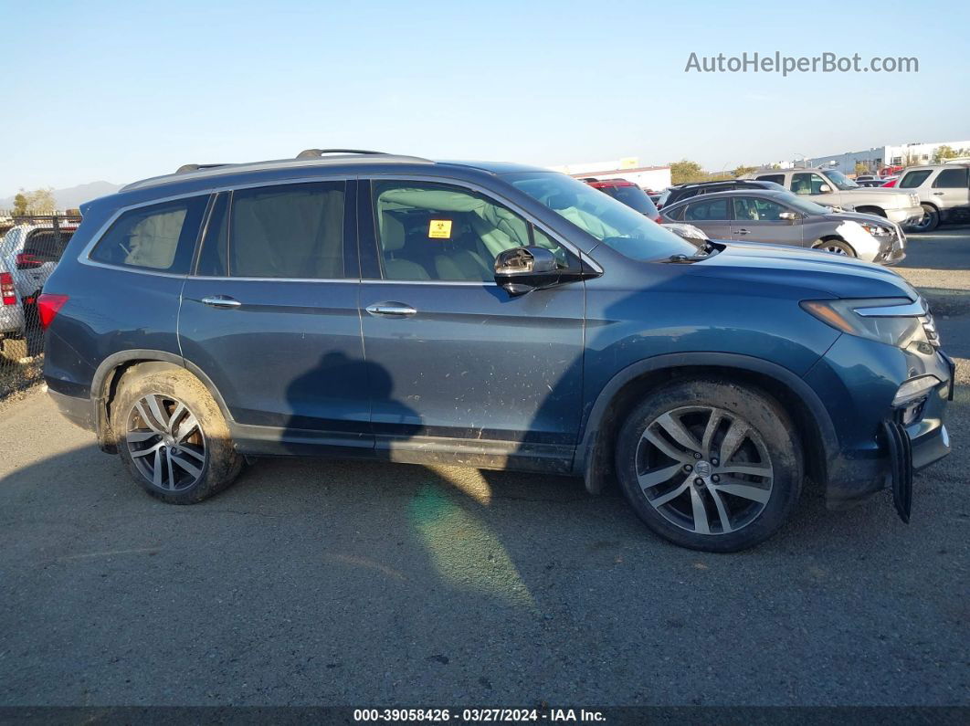 2016 Honda Pilot Touring Blue vin: 5FNYF5H93GB028629