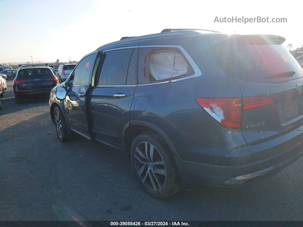 2016 Honda Pilot Touring Blue vin: 5FNYF5H93GB028629