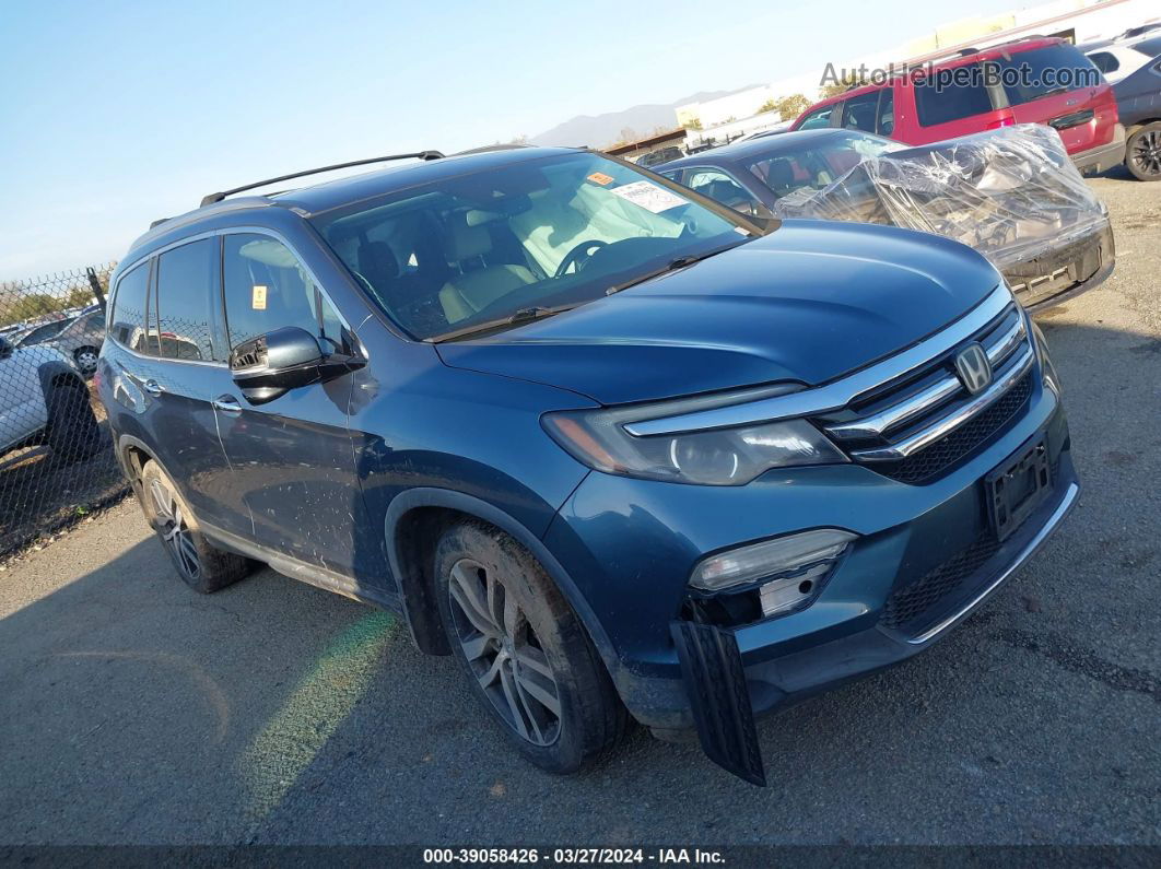 2016 Honda Pilot Touring Blue vin: 5FNYF5H93GB028629