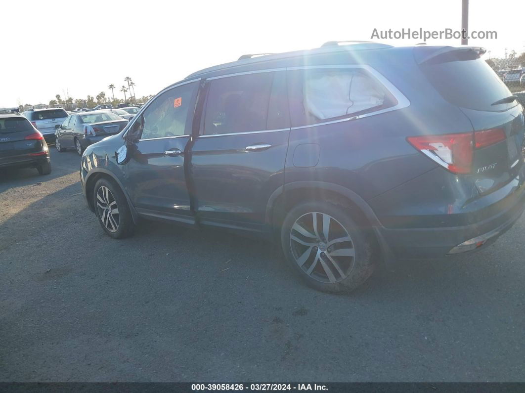 2016 Honda Pilot Touring Blue vin: 5FNYF5H93GB028629