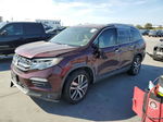 2016 Honda Pilot Touring Бордовый vin: 5FNYF5H95GB005711